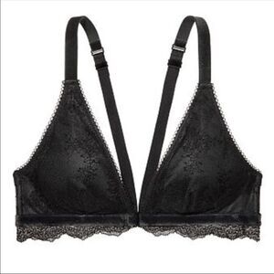Victoria’s Secret Padded velvet deep V bralette